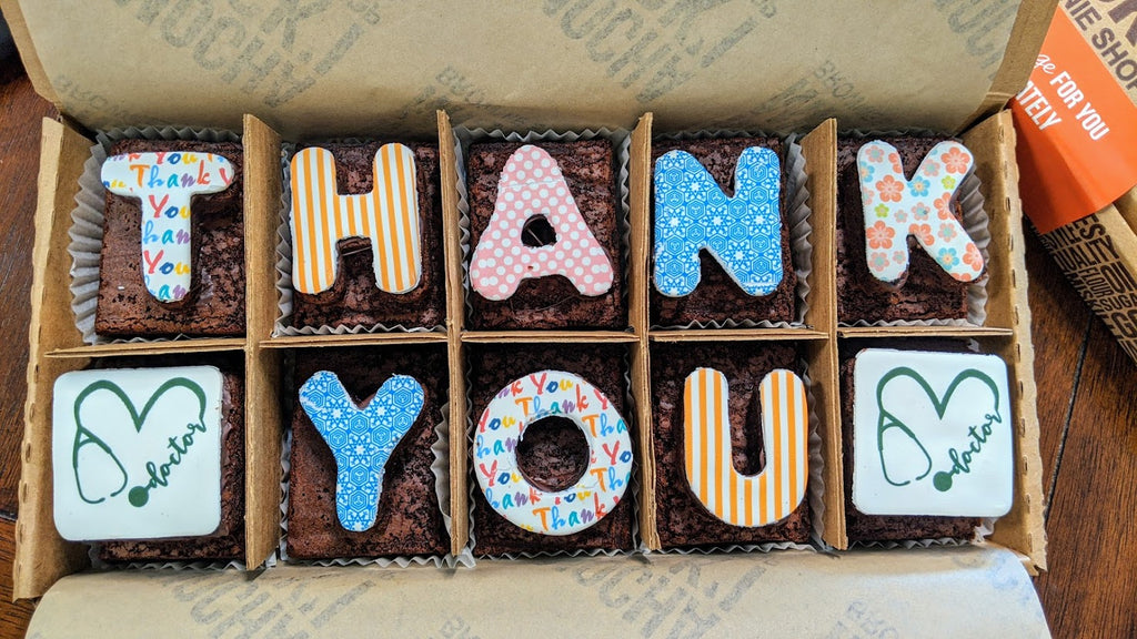 It is always a good time to say thank you with a delicious Brownie Message