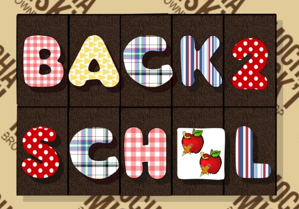 Misk'i Brownie Message - Back to school - Small