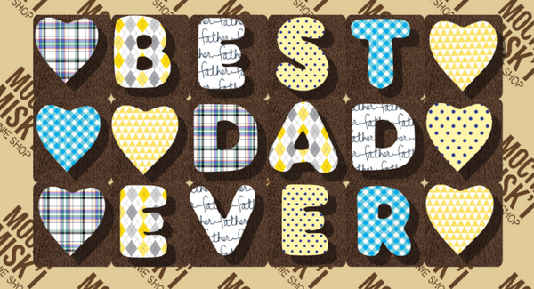 Misk'i Brownie Message - Best Dad Ever