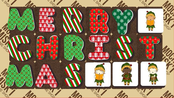 Misk'i Brownie Message - Merry Christmas