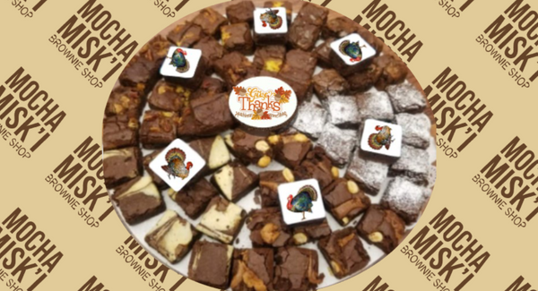 Misk'i Brownie Platter - Thanksgiving
