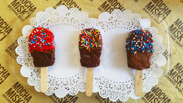 Misk'i Brownies - 4th of July Brownies Popsicle