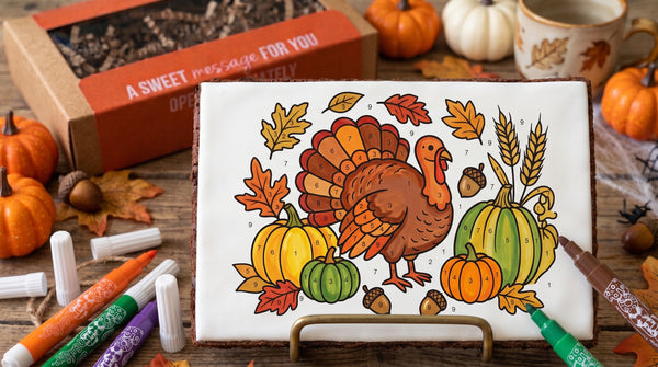 Misk'i  Brownie Paint-by-Numbers  - Thanksgiving
