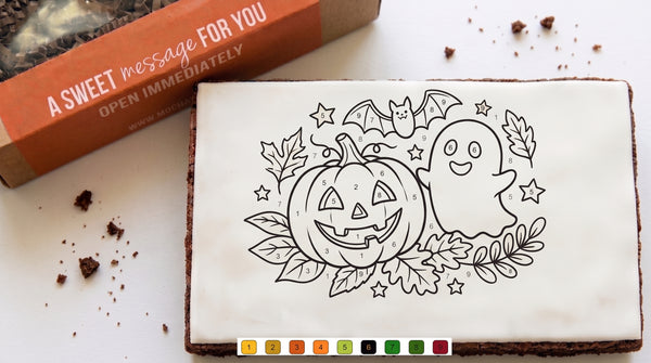 Misk'i  Brownie Paint-by-Numbers  - Halloween