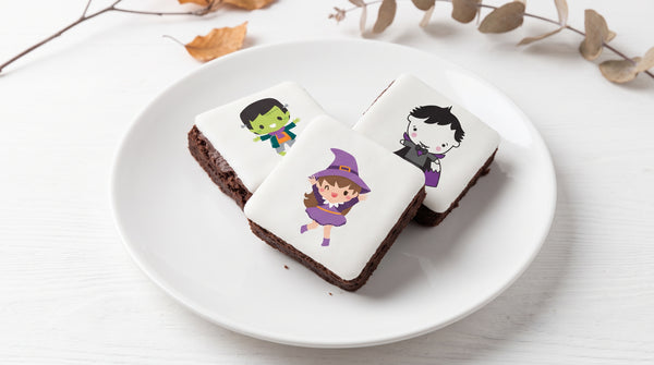 Misk'i Brownies - Individually Decorated Halloween Brownies