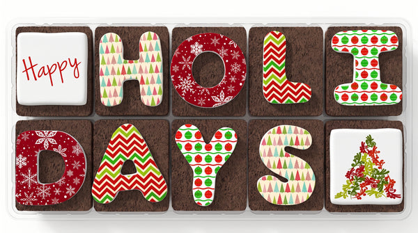 Misk'i Brownie Message - Holidays Small Message