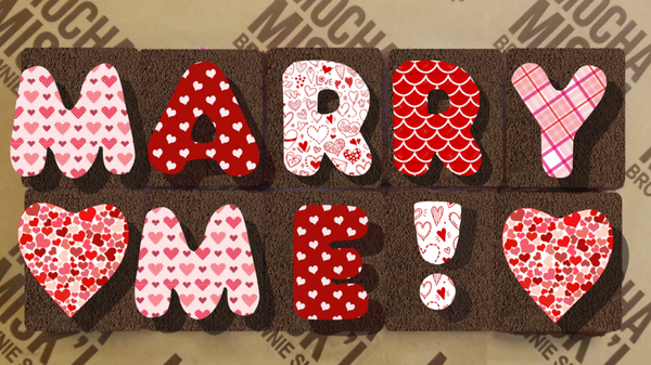 Misk'i Brownie Message - Marry Me!