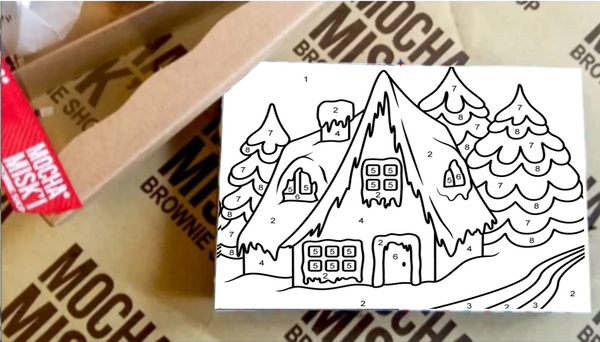 Misk'i Corporate Brownie Paint-by-Numbers  - Holiday