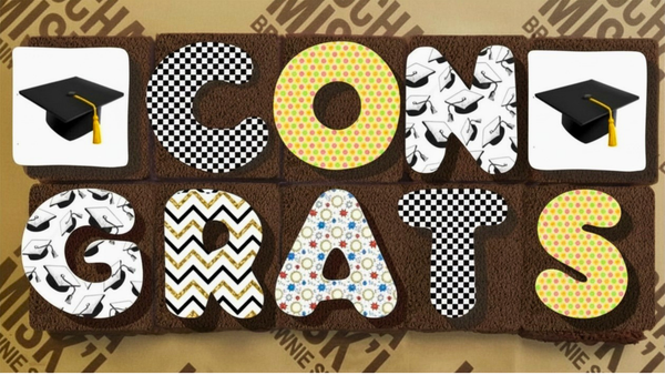 Misk'i Brownie Message - Congrats Graduation