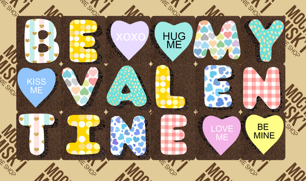 Misk'i Brownie Message - Be My Valentine