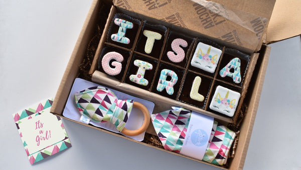 Misk'i Brownie Gift Box - It's a Girl Gift Box - Unicorn