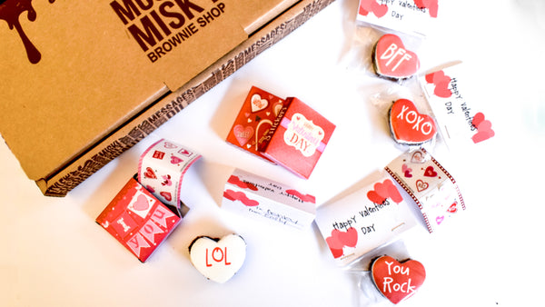 Valentine's Day Brownie Treat Box