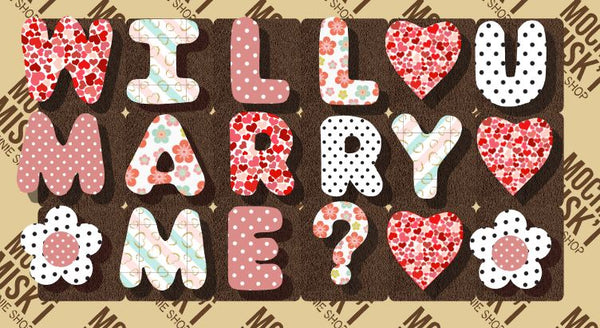 Misk'i Brownie Message - Will you Marry me?