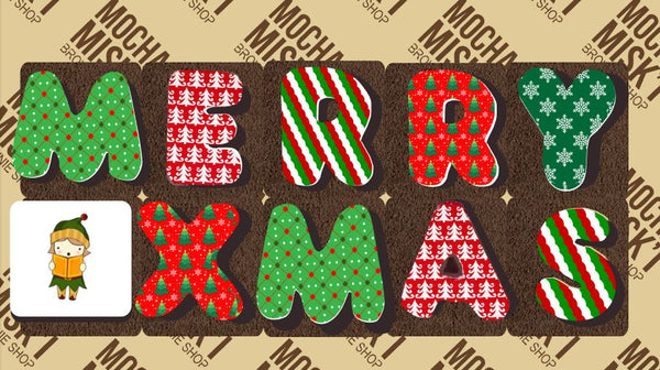 Misk'i Brownie Message - Merry Xmas