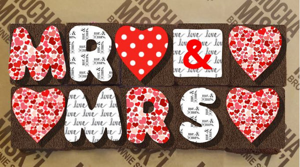 Misk'i Brownie Message - Mr. & Mrs.