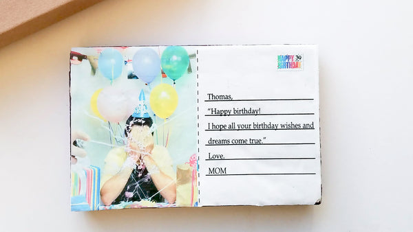 Misk'i Postcard - Selfie Birthday Postcard Brownie