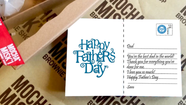 Misk'i Brownie Postcard - Father's Day