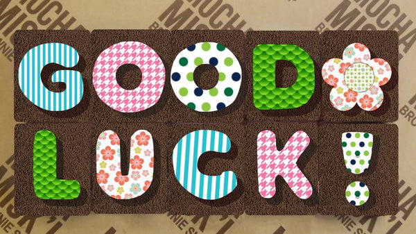 Misk'i Brownie Message - Good Luck