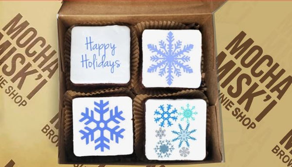 Misk'i Brownie Box of 4 - Holiday