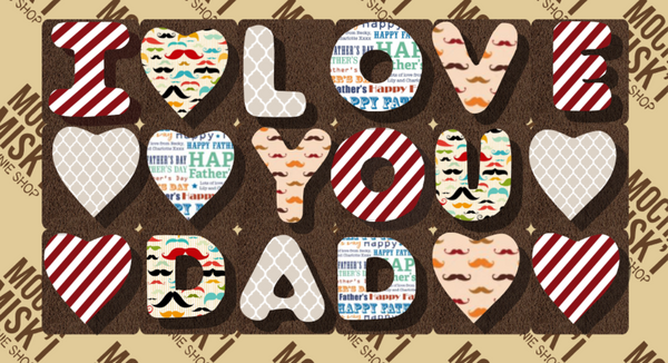Misk'i Brownie Message - I Love You Dad