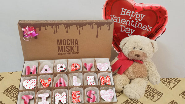 Misk'i Brownie Message - Large Valentine's Set