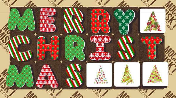 Misk'i Brownie Message - Merry Christmas