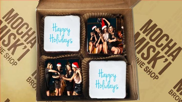 Misk'i Corporate Box of 4 Brownies - Selfie Holiday